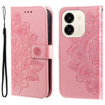 For Honor X7e 4G / Honor Play 80 Plus 5G / Honor X6e 4G Case Floral Pattern PU Leather Wallet Stand Phone Cover