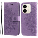 For Honor X7e 4G / Honor Play 80 Plus 5G / Honor X6e 4G Case Floral Pattern PU Leather Wallet Stand Phone Cover