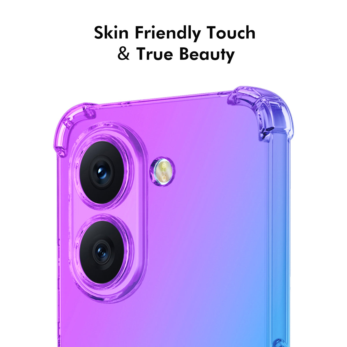 ENKAY til Honor X7e 4G TPU Cover Tyknet Fire Hjørner Drop-proof Telefon Bagcover