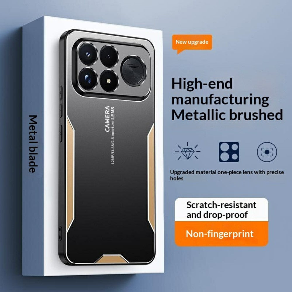 For Xiaomi Redmi K100 Pro 5G Phone Case Aluminium Alloy TPU PC Back Cover