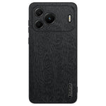 For Huawei nova 16 SE 5G Case Wood Texture PU Leather Coated PC TPU Phone Cover