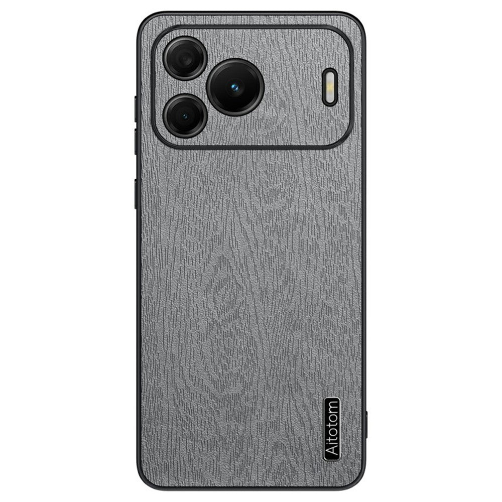 For Huawei nova 16 SE 5G Case Wood Texture PU Leather Coated PC TPU Phone Cover