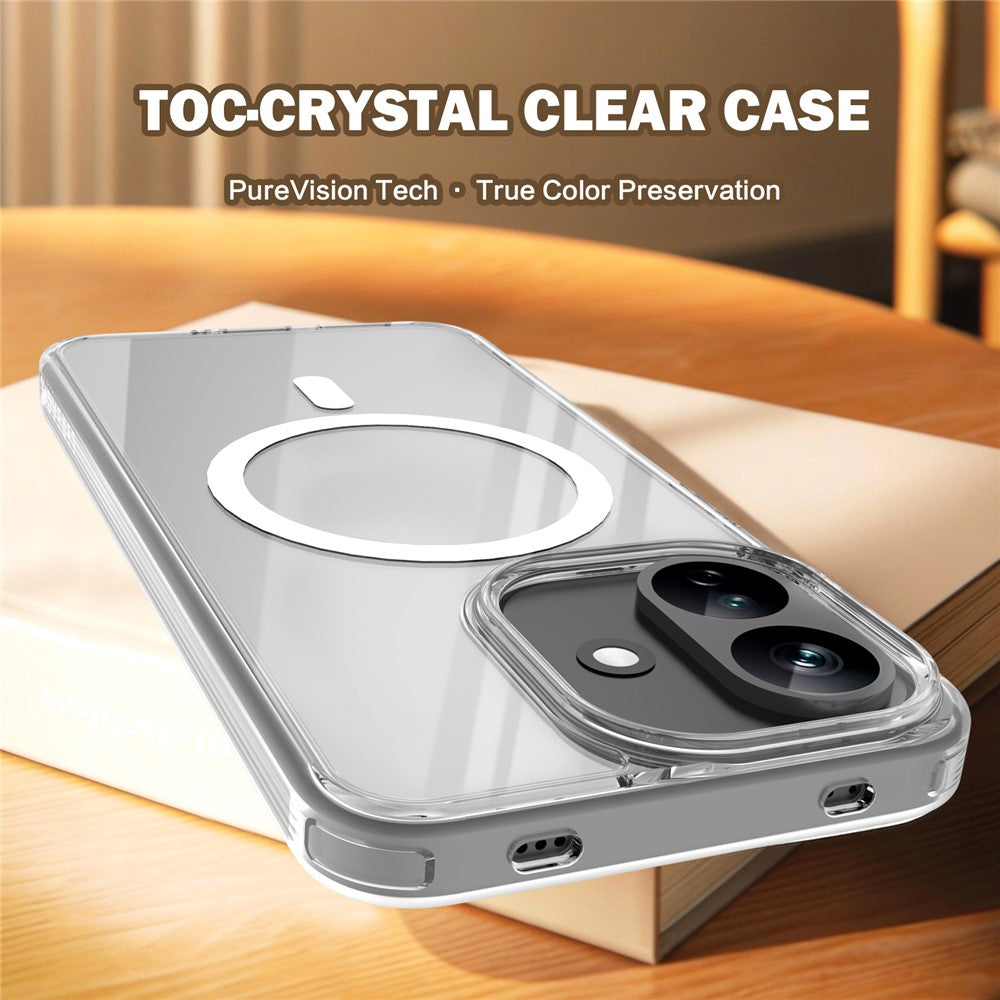 LEREACH TOC Series for Xiaomi Redmi Note 17 Pro 5G Magnetic Case TPU + Acrylic Phone Cover