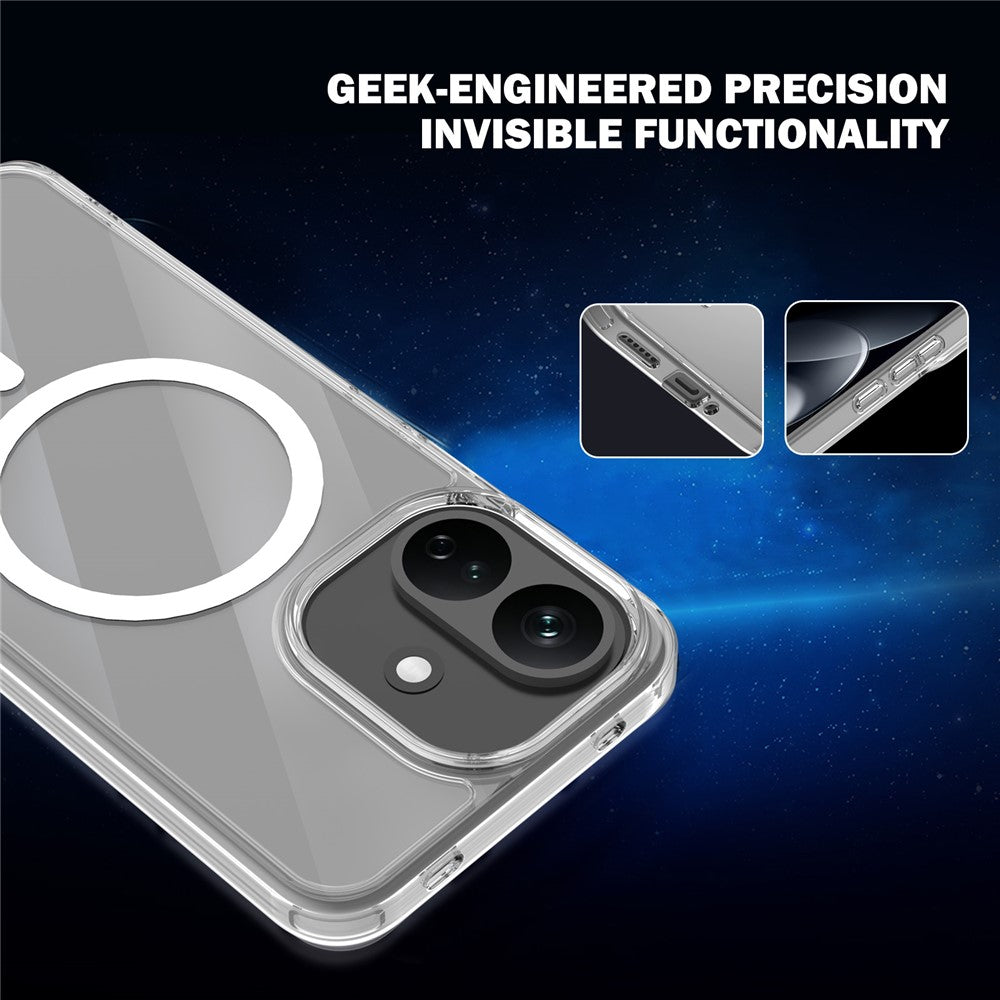 LEREACH TOC Series for Xiaomi Redmi Note 17 Pro 5G Magnetic Case TPU + Acrylic Phone Cover