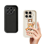 Xiaomi 17T TPU-skal med kattdesign och mönster, gummierat, halkfritt bakstycke