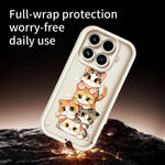 Xiaomi 17T TPU-skal med kattdesign och mönster, gummierat, halkfritt bakstycke