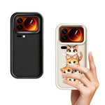 For Xiaomi 17 Pro TPU Case Cat Stack Design Pattern Rubberized Anti-Slip Phone Back Cover