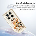 For Xiaomi Redmi Note 15 Pro 5G (Global) TPU Case Cat Stack Design Pattern Rubberized Anti-Slip Phone Back Cover