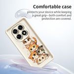 TPU Case For Xiaomi Redmi Note 15 5G (Global)  /  15 4G (Global)  /  Poco M8 5G Cat Stack Design Pattern Rubberized Anti-Slip Phone Back Cover