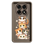 TPU Case For Xiaomi Redmi Note 15 5G (Global)  /  15 4G (Global)  /  Poco M8 5G Cat Stack Design Pattern Rubberized Anti-Slip Phone Back Cover