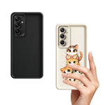 Samsung Galaxy A37 5G TPU-skal med kattmotiv, gummierat, halkfritt bakstycke