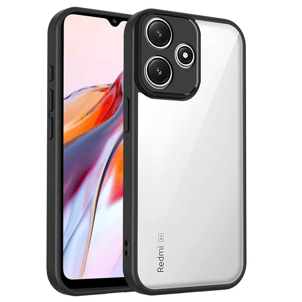 For Xiaomi Redmi Note 17 Pro 5G Case Matte Skin Touch Clear PC + TPU Shockproof Phone Back Cover