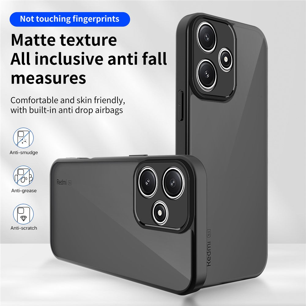 For Xiaomi Redmi Note 17 Pro 5G Case Skin Touch Matte PC + TPU Anti-Drop Phone Cover
