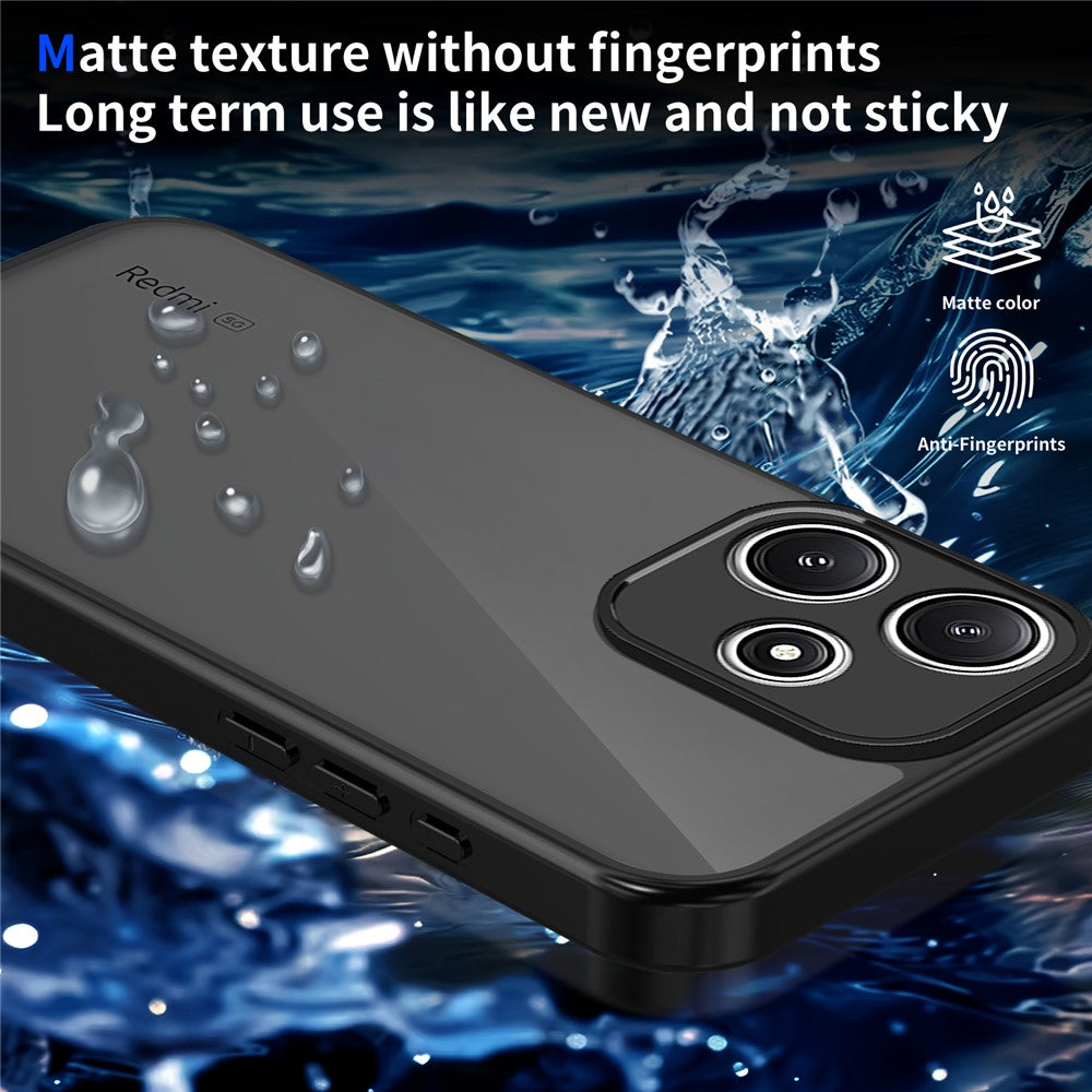For Xiaomi Redmi Note 17 Pro 5G Case Skin Touch Matte PC + TPU Anti-Drop Phone Cover
