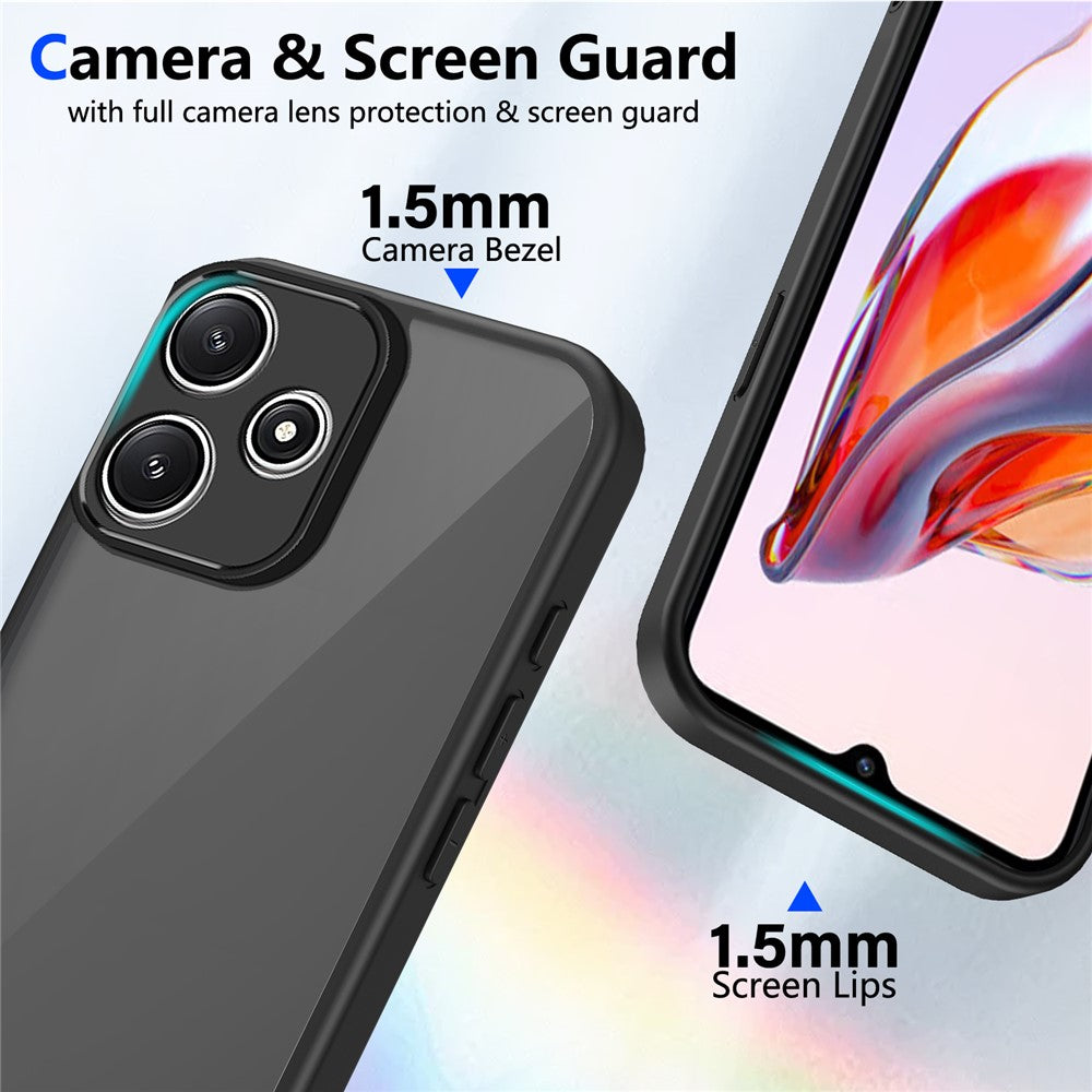 For Xiaomi Redmi Note 17 Pro 5G Case Skin Touch Matte PC + TPU Anti-Drop Phone Cover
