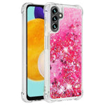 For Samsung Galaxy A34 5G TPU Case Glitter Quicksand Shockproof Phone Back Cover