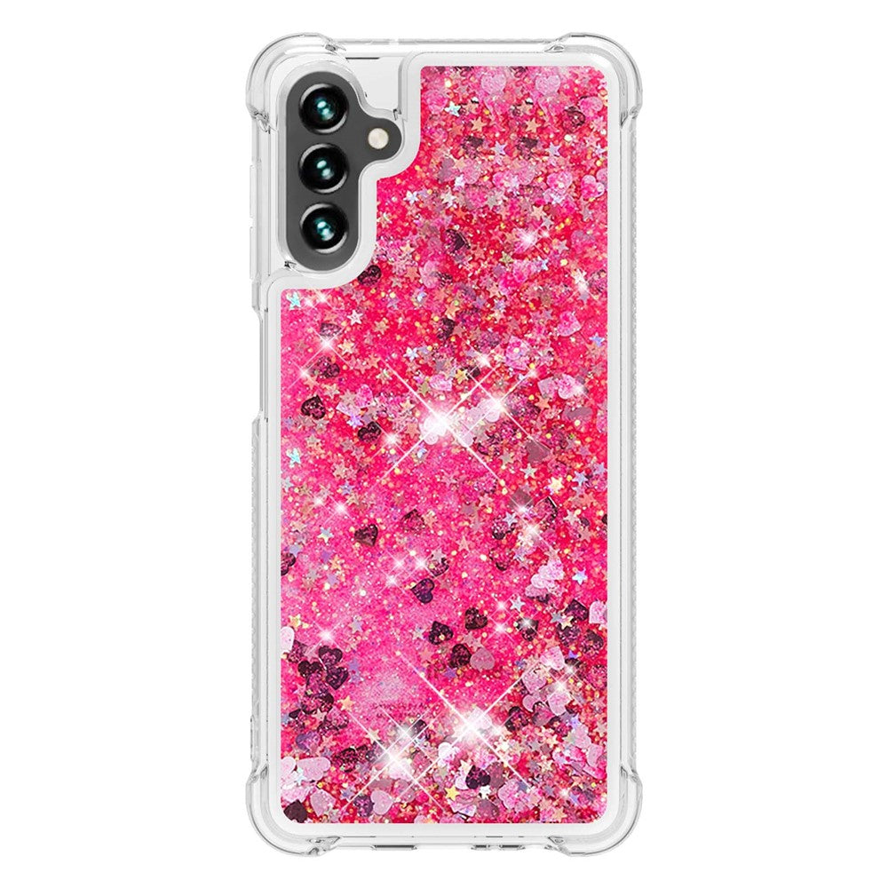 For Samsung Galaxy A34 5G TPU Case Glitter Quicksand Shockproof Phone Back Cover