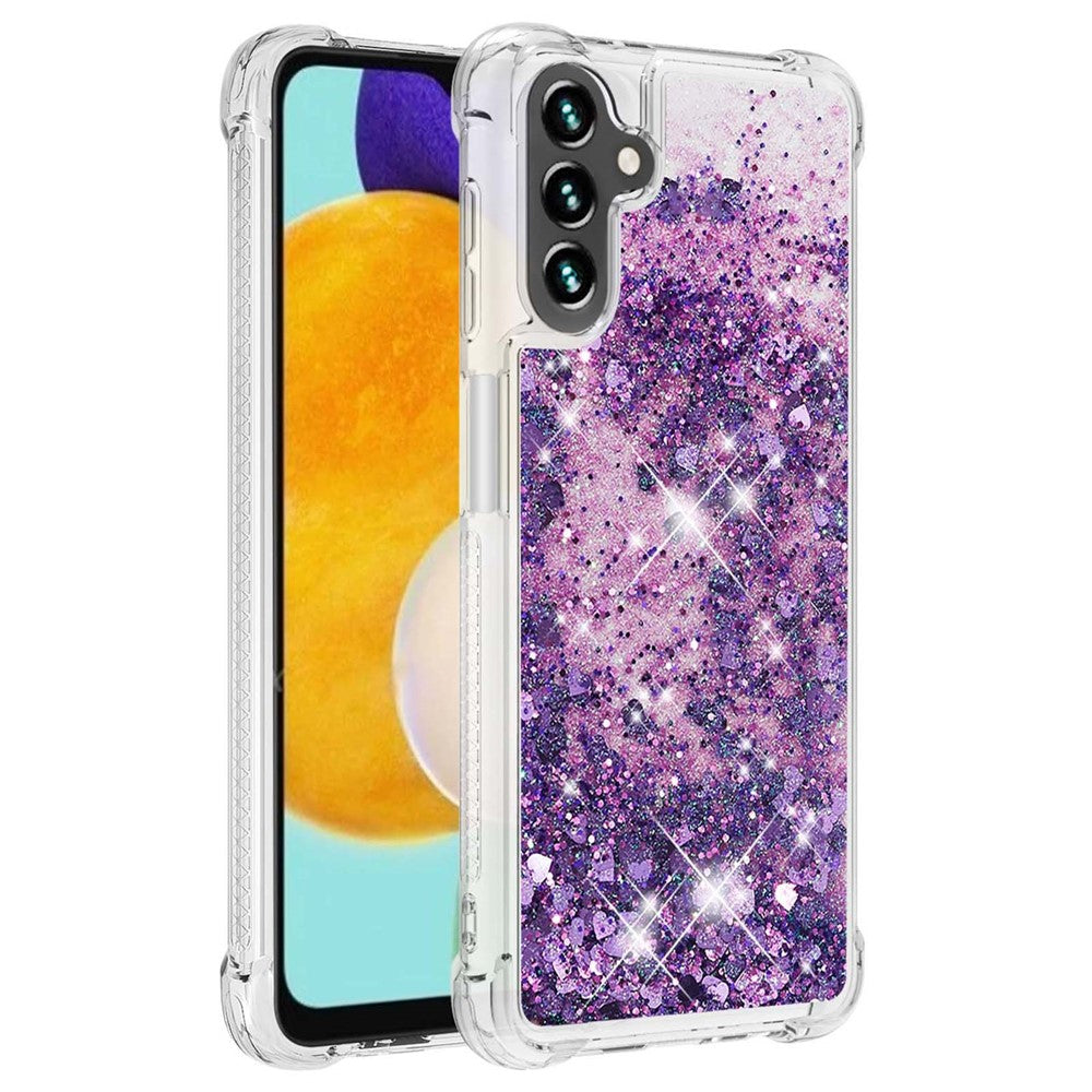 For Samsung Galaxy A34 5G TPU Case Glitter Quicksand Shockproof Phone Back Cover