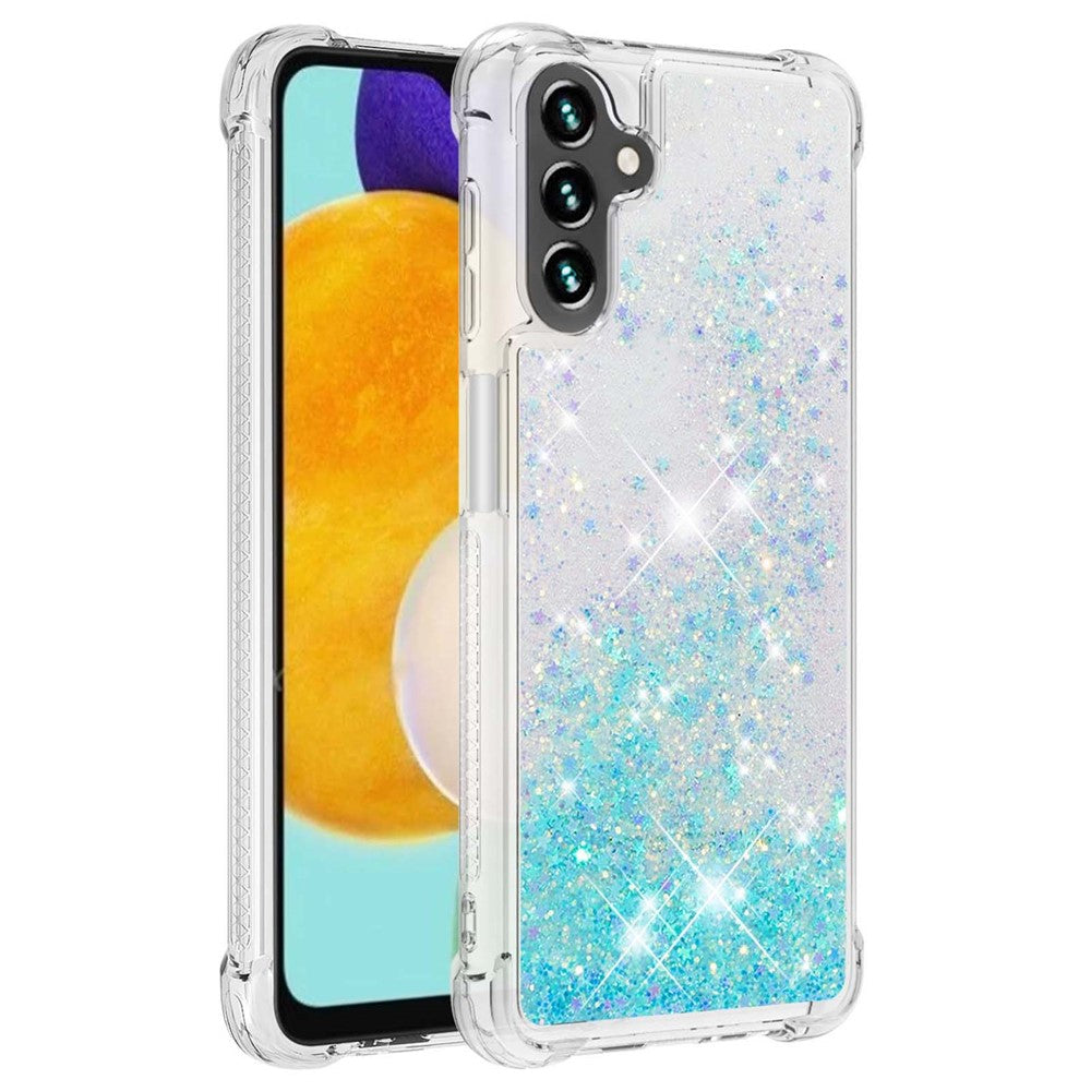 For Samsung Galaxy A34 5G TPU Case Glitter Quicksand Shockproof Phone Back Cover