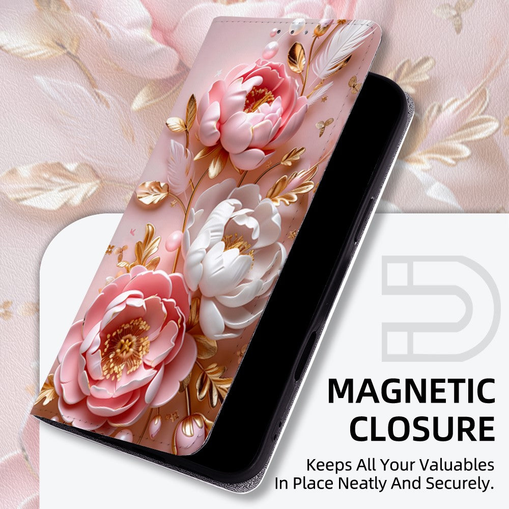 For Xiaomi Redmi Note 15 5G (Global) / Poco M8 5G Case Pattern Printed Magnetic Closure PU Leather Wallet Phone Cover