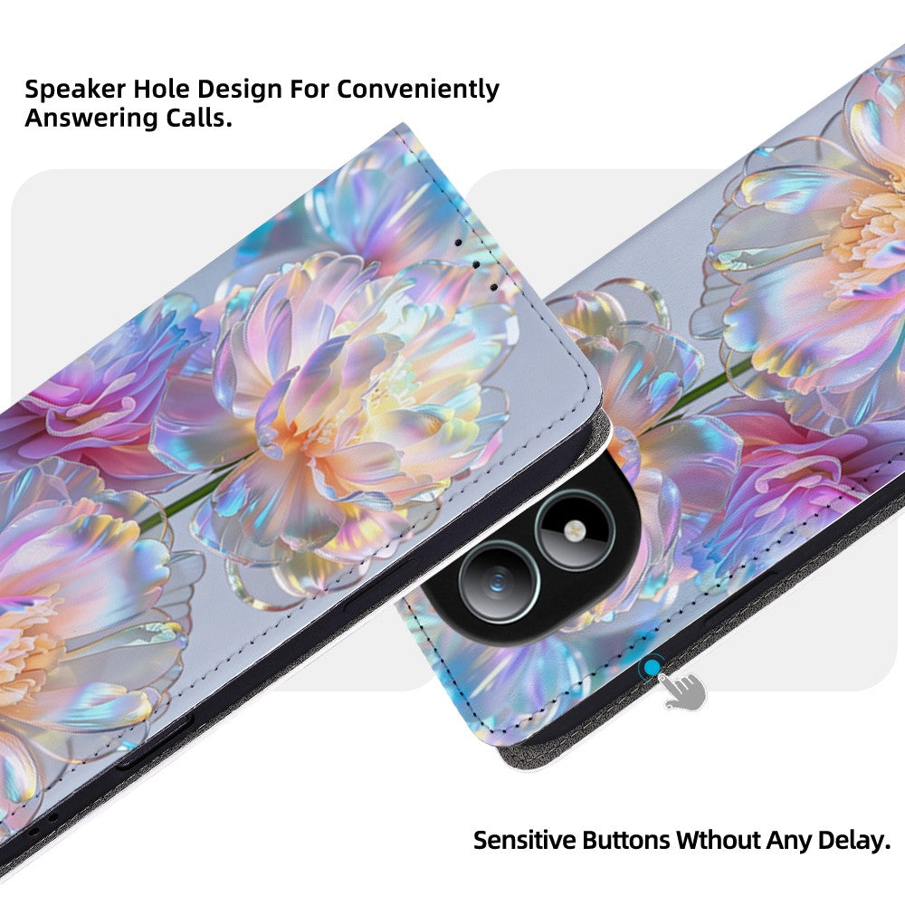 For Xiaomi Redmi Note 15 Pro 5G (Global) Case Pattern Printed Magnetic Closure PU Leather Wallet Phone Cover