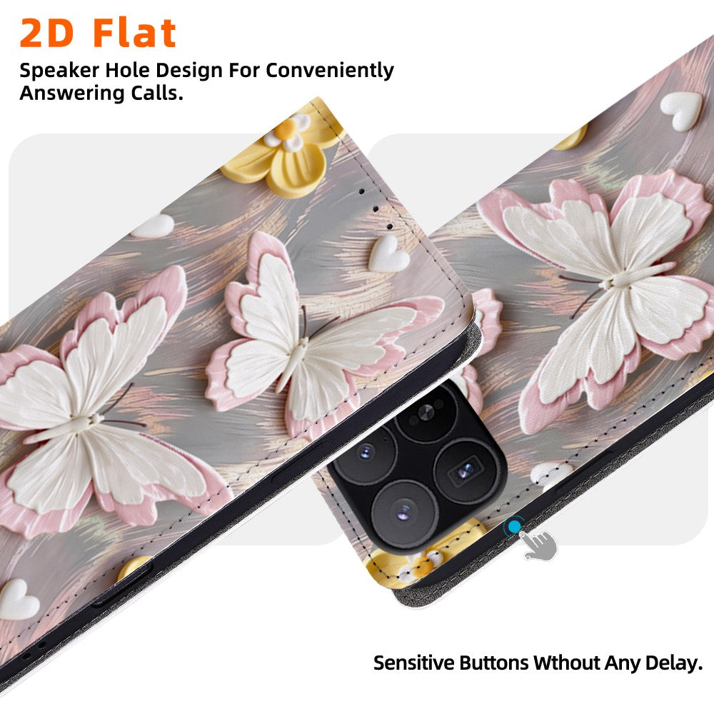 For Xiaomi 17T Pro Case Pattern Printed Magnetic Closure PU Leather Wallet Phone Cover