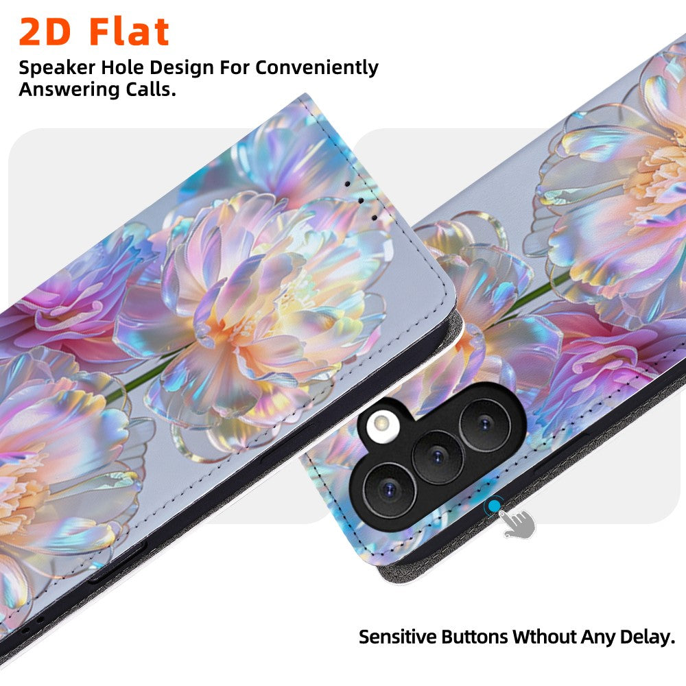 Samsung Galaxy S26+ Fodral Mönster Tryckt Magnetstängning PU Läder Plånboksfodral
