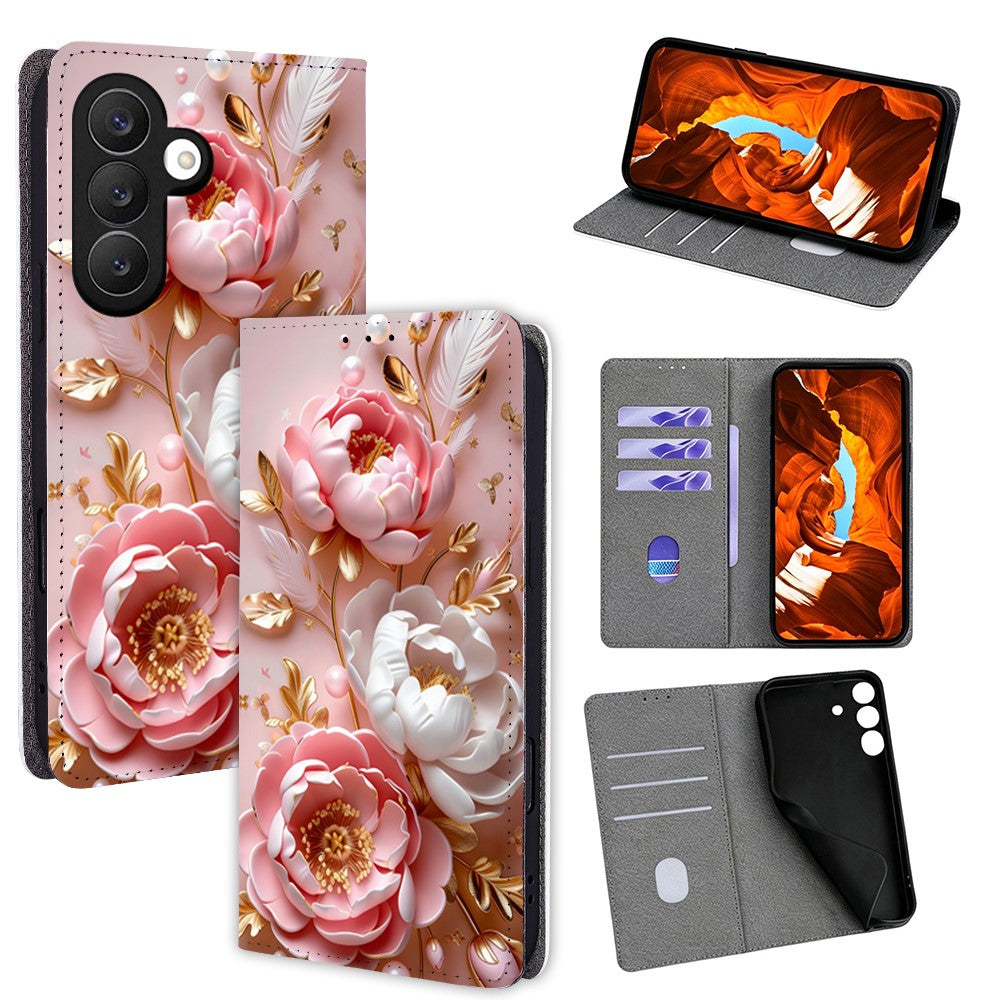 Samsung Galaxy S26+ Fodral Mönster Tryckt Magnetstängning PU Läder Plånboksfodral