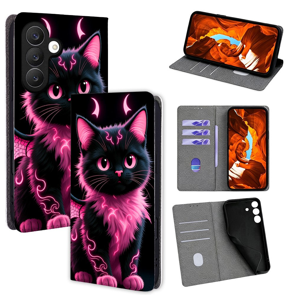 Samsung Galaxy S26+ Fodral Mönster Tryckt Magnetstängning PU Läder Plånboksfodral