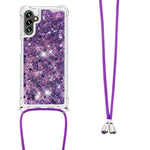 Til Samsung Galaxy A34 5G TPU Cover Quicksand Design Mobilcover med Snor