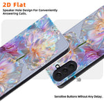 Mönstertryckt fodral för Samsung Galaxy A18 5G / A18 4G / A17 5G / A17 4G, Magnetisk stängning PU-läder plånboksfodral för mobil