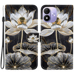 Pung-etui til Xiaomi Redmi Note 17 5G (Global) / 17 4G (Global) / 17 (Indien/Kina) 5G med sammenklappeligt stativ, mønstertryk, PU-læder og håndledsrem