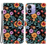 Pung-etui til Xiaomi Redmi Note 17 5G (Global) / 17 4G (Global) / 17 (Indien/Kina) 5G med sammenklappeligt stativ, mønstertryk, PU-læder og håndledsrem