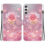 Plånboksfodral för Samsung Galaxy S25 med fällbart mönster och PU-läder