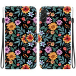 Samsung Galaxy A57 5G Plånboksfodral Flip Stand Mönstertryck PU-läder mobilskal med Handledsrem