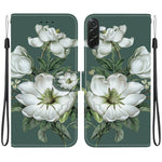 Samsung Galaxy A57 5G Plånboksfodral Flip Stand Mönstertryck PU-läder mobilskal med Handledsrem