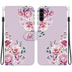 For Samsung Galaxy S25 FE Wallet Case Flip Stand Pattern Printing PU Leather Phone Cover with Wrist Strap