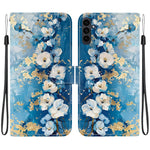 For Samsung Galaxy S25 FE Wallet Case Flip Stand Pattern Printing PU Leather Phone Cover with Wrist Strap