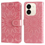 For Honor X7e 4G / Honor Play 80 Plus 5G / Honor X6e 4G Case Sunflower Imprint Leather Wallet Phone Cover