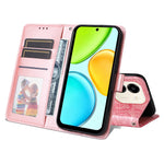 For Honor X7e 4G / Honor Play 80 Plus 5G / Honor X6e 4G Case Sunflower Imprint Leather Wallet Phone Cover