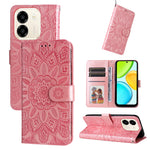 For Honor X7e 4G / Honor Play 80 Plus 5G / Honor X6e 4G Case Sunflower Imprint Leather Wallet Phone Cover