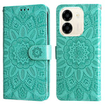 For Honor X7e 4G / Honor Play 80 Plus 5G / Honor X6e 4G Case Sunflower Imprint Leather Wallet Phone Cover