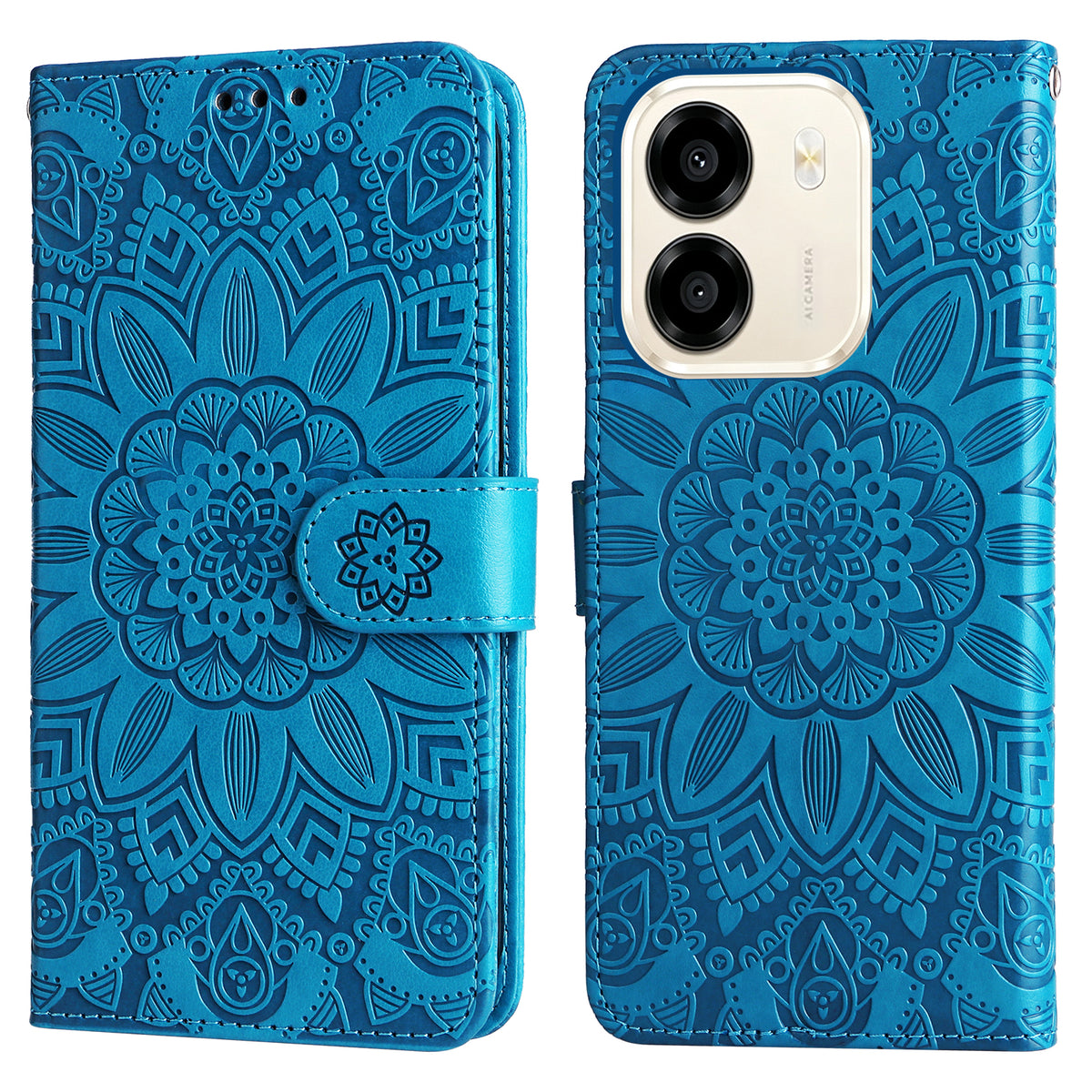 For Honor X7e 4G / Honor Play 80 Plus 5G / Honor X6e 4G Case Sunflower Imprint Leather Wallet Phone Cover