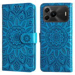 For Huawei nova 16 SE 5G Case Sunflower Imprint Leather Wallet Phone Cover
