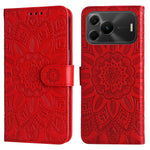 For Huawei nova 16 SE 5G Case Sunflower Imprint Leather Wallet Phone Cover