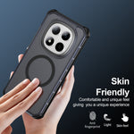 Xiaomi Redmi Note 15 Pro 5G (Global) Magnetiskt Skal Elektropläterad Ram Skin-touch TPU+PC mobilskal