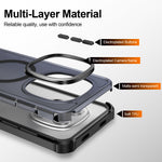 Xiaomi Redmi Note 15 Pro 5G (Global) Magnetiskt Skal Elektropläterad Ram Skin-touch TPU+PC mobilskal