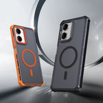 For Xiaomi Redmi 15a 5G Magnetic Case Electroplated Frame Skin-touch TPU+PC Phone Cover