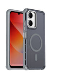 For Xiaomi Redmi 15a 5G Magnetic Case Electroplated Frame Skin-touch TPU+PC Phone Cover