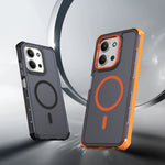 Xiaomi Poco C85 4G (171mm) / Xiaomi Redmi 15C 5G (Global) (171mm) / Xiaomi Redmi 15C 4G (Global) (171mm) Magnetiskt skal Elektropläterad ram Skin-touch TPU+PC mobilskal